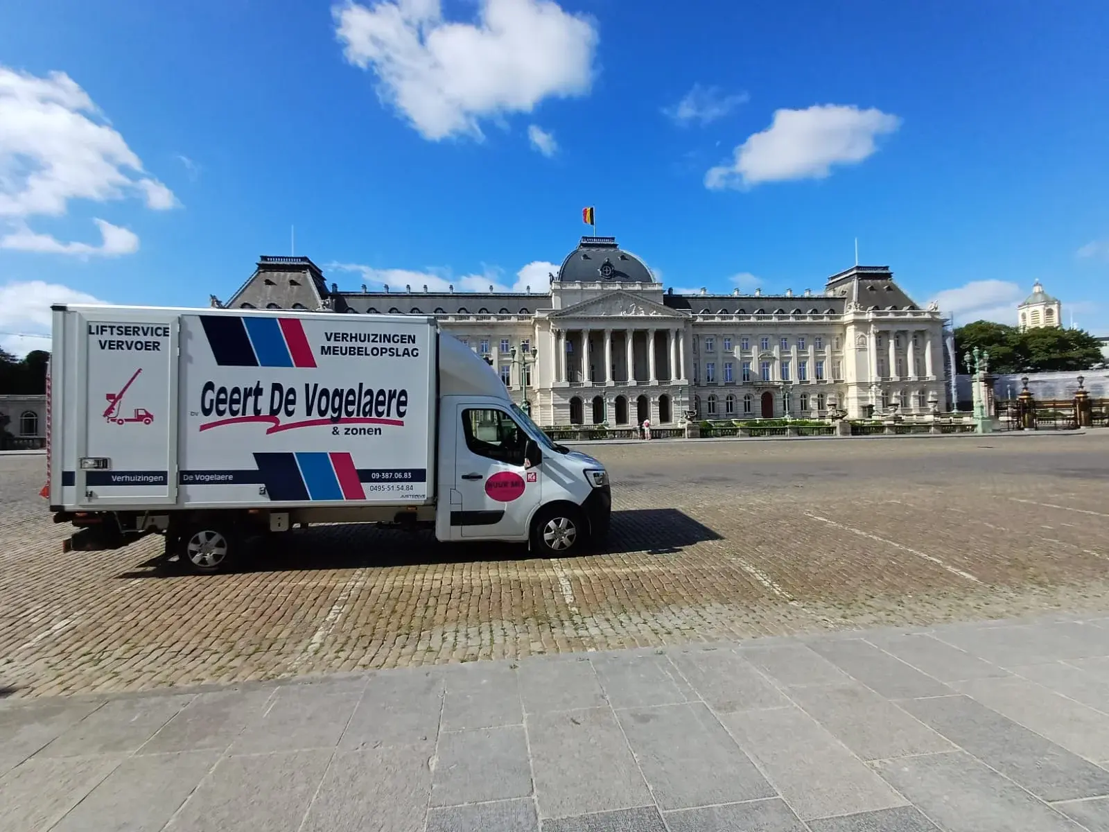Verhuizing bij het Koninklijk Paleis